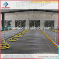 Showhoo портативный изоляцией низкая стоимость стальная рама структура птицефабрики дизайн дома
